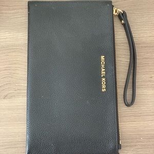 Large black Michael Kors Wristlet